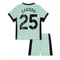 Chelsea Moises Caicedo #25 Replica Third Minikit 2023-24 Short Sleeve (+ pants)